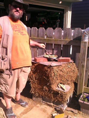 Using the Rocket Stove